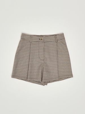 Viscose shorts for girls Brown-Gold Twinset