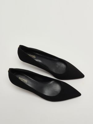 2. Escarpin Alina Flex Kitten en daim pour femme Noir Michael Kors 40r3almp1s