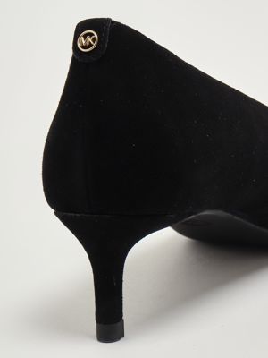 5. Escarpin Alina Flex Kitten en daim pour femme Noir Michael Kors 40r3almp1s