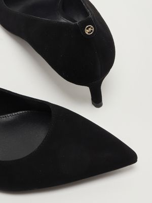 4. Escarpin Alina Flex Kitten en daim pour femme Noir Michael Kors 40r3almp1s