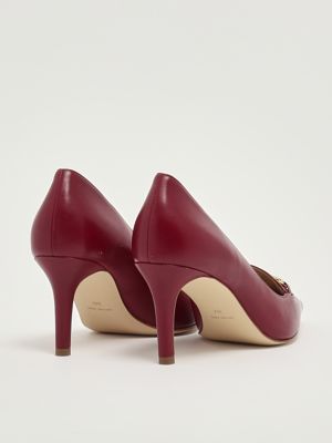 3. Lena Damen Leder-Dekolleté Wine Michael Kors 40t5lemp1l