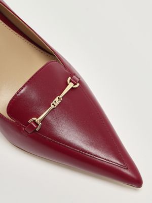 5. Lena Damen Leder-Dekolleté Wine Michael Kors 40t5lemp1l