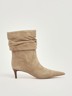 1. Bottine Dawn en daim pour femme Chameau Michael Kors 40s5dwme5s