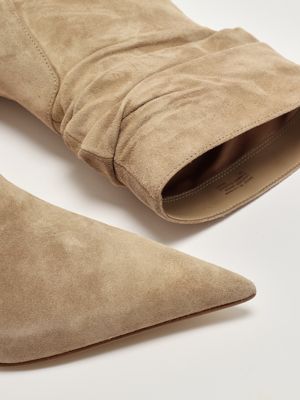 4. Bottine Dawn en daim pour femme Chameau Michael Kors 40s5dwme5s