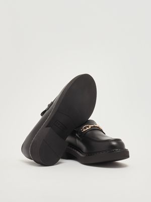 4. Mocassino bambina in pelle Nero