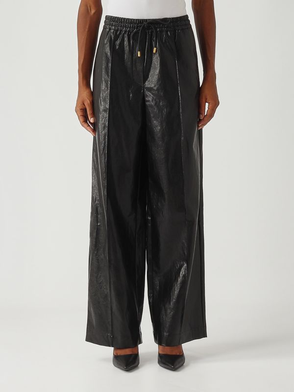 1. Pantalon en cuir pour femme Noir Michael Kors mt530updtw