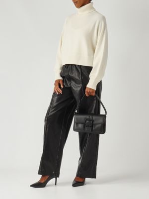 2. Pantalon en cuir pour femme Noir Michael Kors mt530updtw