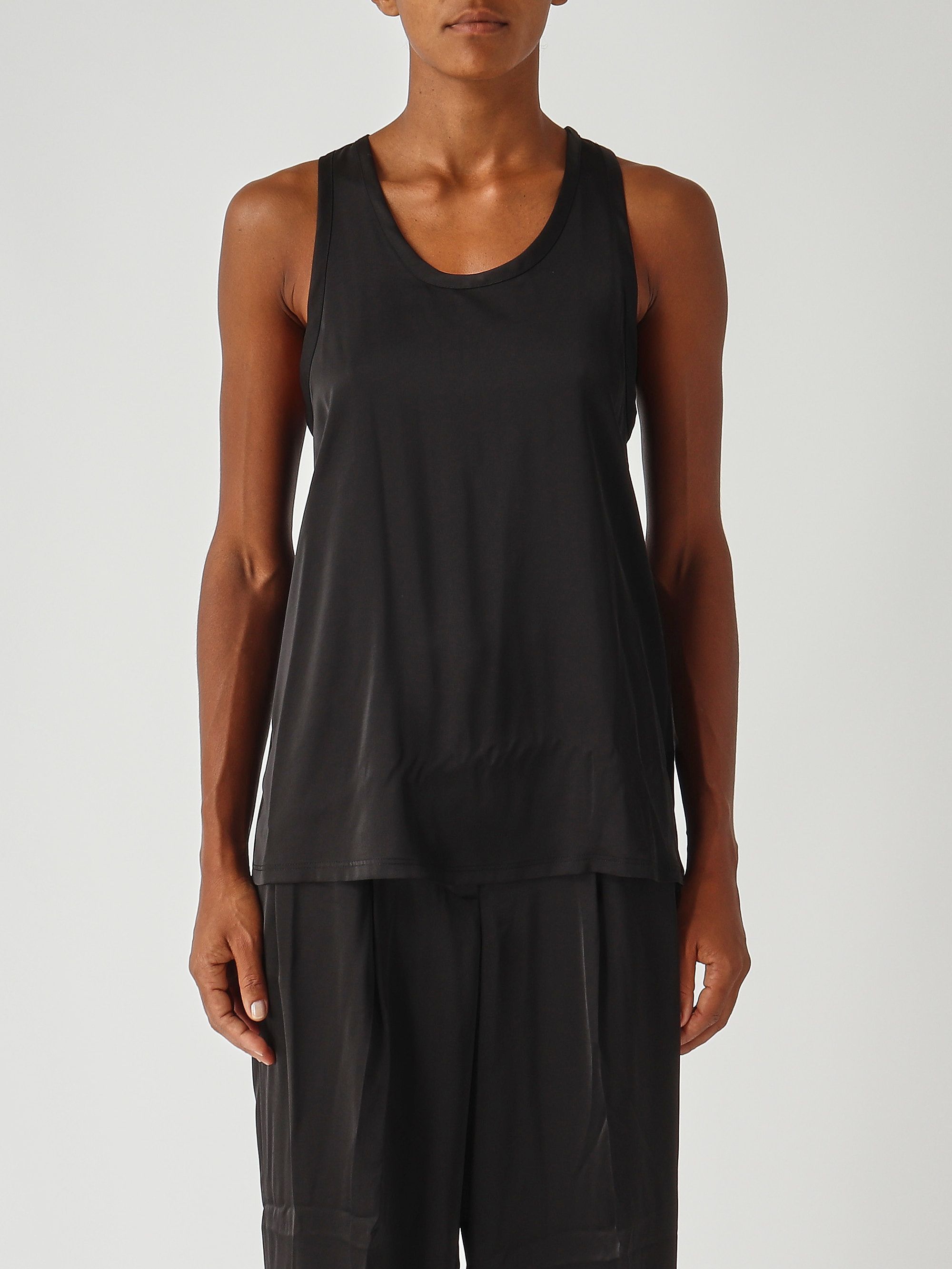 MAATEE&SONS SILK 天竺 TANK TOP 25SS BLACK MAATEE&SONS SILK天竺 TANK TOP (3 COLORS) - DIMPLE