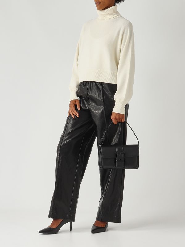 2. Extra fine merino wool sweater for women Ecru Michael Kors mt5617uf2g