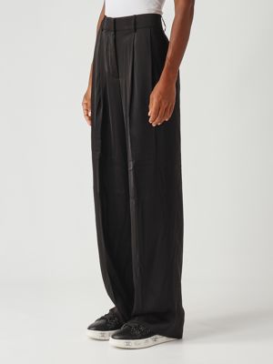 3. Satin trousers for women Black Michael Kors mt530vrayj