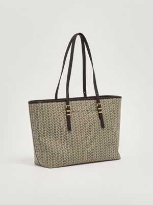 2. Borsa donna Quinn in tessuto jacquard Naturale Michael Kors 30t5aqnt9o