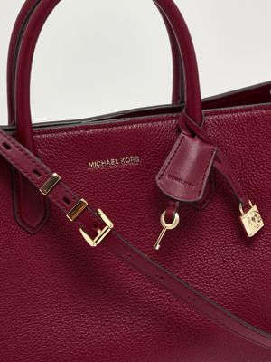 5. Scarlett women's bag in grained leather Wine Michael Kors 30f4gets2l