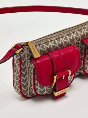 5. Sac SM Conv Pouchette en simili-cuir pour femme Cramoisi Michael Kors 32t5azcu1o