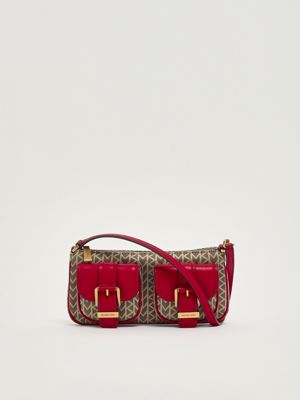 3. Sac SM Conv Pouchette en simili-cuir pour femme Cramoisi Michael Kors 32t5azcu1o