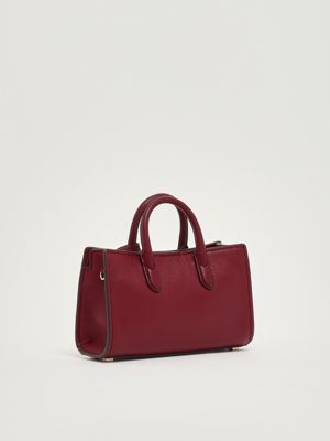 3. XS EW XBody Damentasche aus genarbtem Leder Wine Michael Kors 32f4getc0l