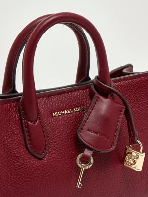 6. XS EW XBody Damentasche aus genarbtem Leder Wine Michael Kors 32f4getc0l