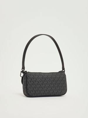 2. SM Conv Pouchette faux leather bag for women Black Michael Kors 32t5tzcu1b