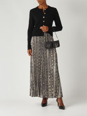 2. SM Conv Pouchette grained leather handbag for women Black Michael Kors 32s5gzcu1l