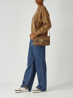 2. Nelly cotton sweatshirt for women Coffee Pinko 100534a2ro