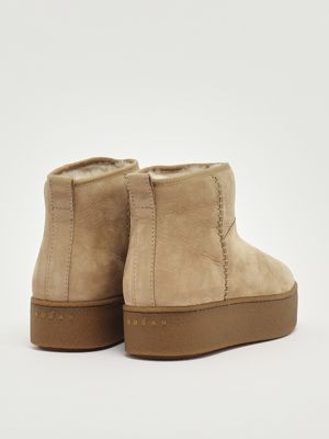 3. H681 suede ankle boots for women Camel Hogan hxw6980ft506rn