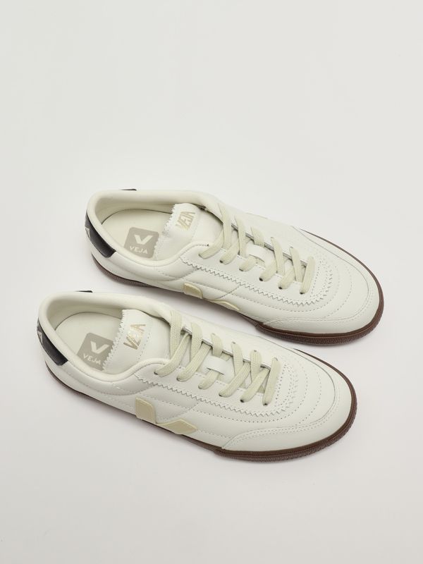 Veja Panenka leather sneakers for women - Ivory | Caposerio.com
