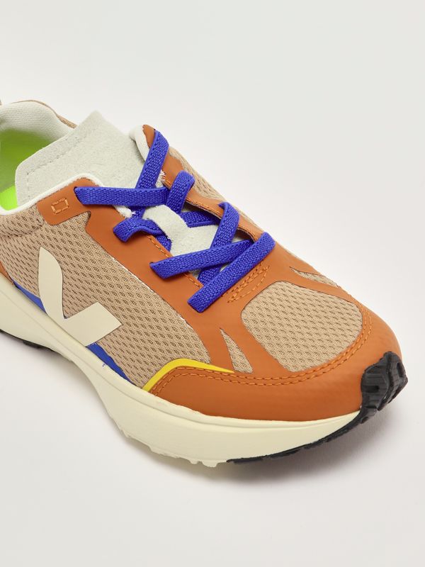 5. Small Canary nylon sneakers for boys Beige-Orange Veja yl1821023