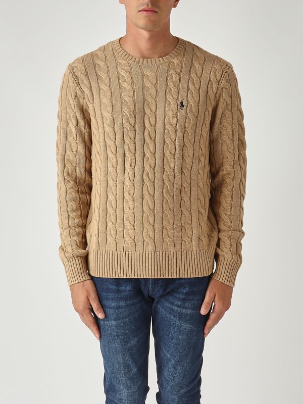 1. Men's cotton sweater Beige Polo Ralph Lauren 710775885