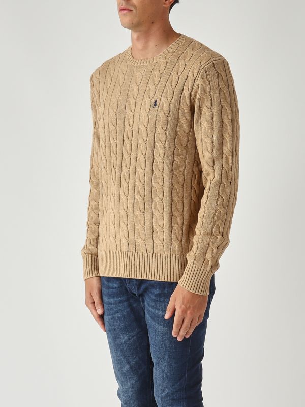 3. Men's cotton sweater Beige Polo Ralph Lauren 710775885