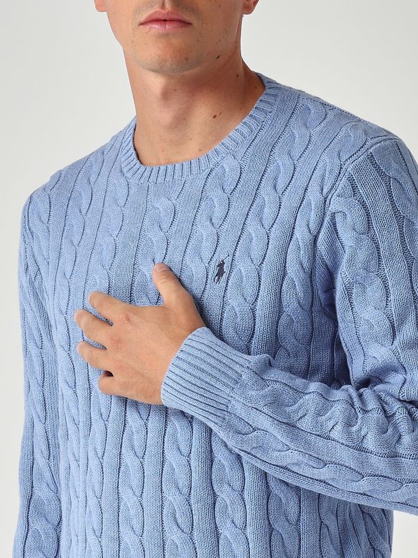 5. Men's cotton sweater Cornflower Blue Polo Ralph Lauren 710775885