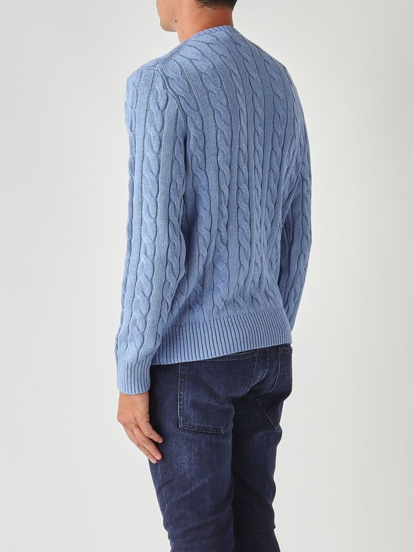 4. Men's cotton sweater Cornflower Blue Polo Ralph Lauren 710775885