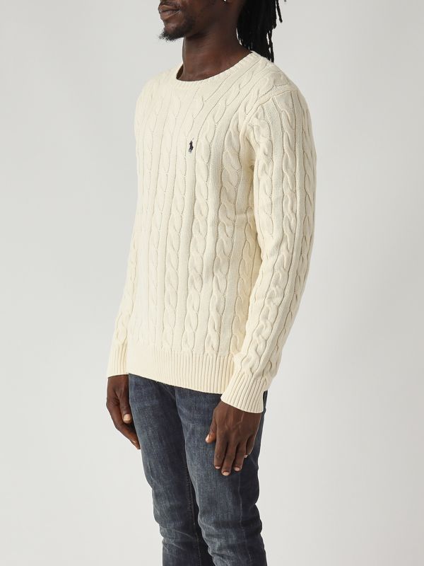 3. Men's cotton sweater Cream Polo Ralph Lauren 710775885