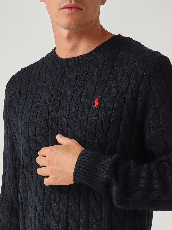5. Men's cotton sweater Navy Polo Ralph Lauren 710775885