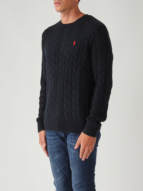 3. Men's cotton sweater Navy Polo Ralph Lauren 710775885