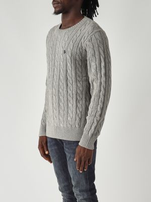 3. Men's cotton sweater Grey Melange