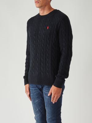 3. Jersey de coton pour hommes Marine Polo Ralph Lauren 710775885