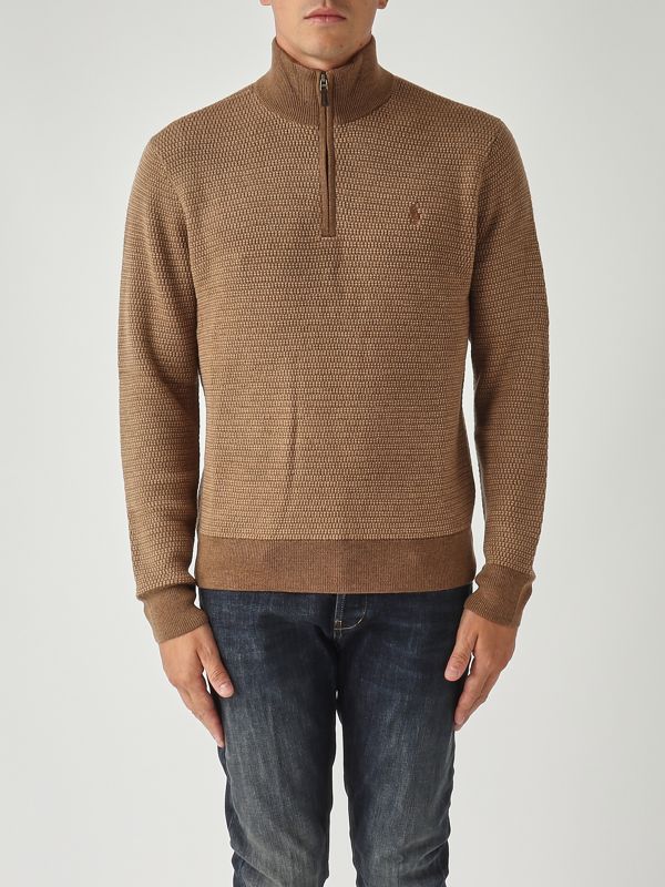 1. Maglia uomo in lana Cammello Polo Ralph Lauren 710948865