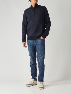 2. Jersey de hombre de lana Azul