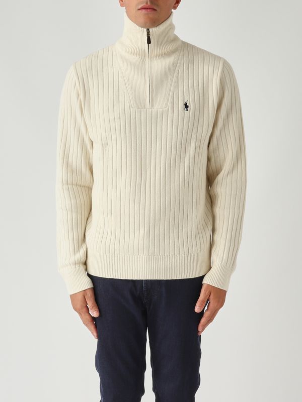 1. Jersey de hombre de mezcla de lana y algodón Mantequilla Polo Ralph Lauren 710974167