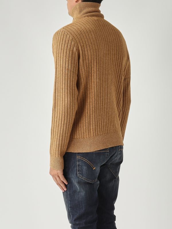 4. Jersey de hombre de mezcla de lana y algodón Camello Polo Ralph Lauren 710974167