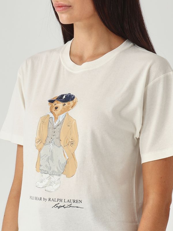 4. Cotton jersey (Better Cotton) t-shirt for women White Polo Ralph Lauren 211971752