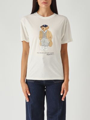 Polo Ralph Lauren women's cotton T-shirt with bear 211941187