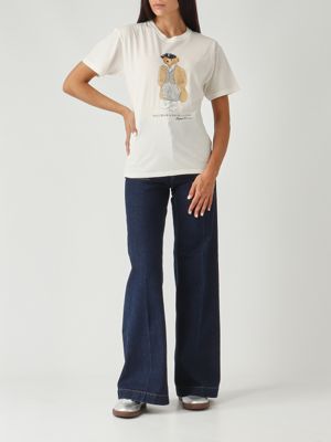 5. Cotton jersey (Better Cotton) t-shirt for women White Polo Ralph Lauren 211971752