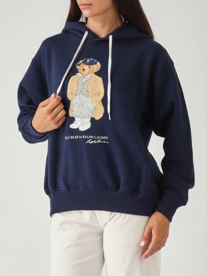 4. Felpa donna in cotone Navy Polo Ralph Lauren 211971757