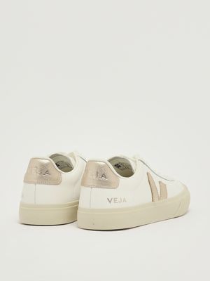 3. Campo leather sneakers for women White-Gold Veja cp0503495