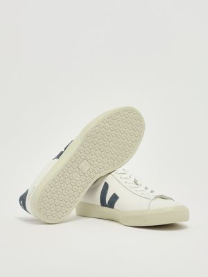 4. Campo Leder O.T. Herren-Turnschuhe Weiß-Denim Veja cp0503121b