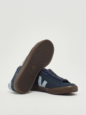 4. Campo Bold suede sneakers for men Blue Veja cp0320806b