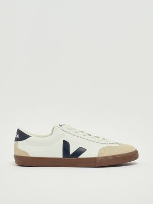 Volley O.T. leather sneakers for men White-Blue Veja