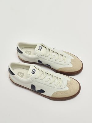 2. Volley O.T. leather sneakers for men White-Blue Veja vo2003531b