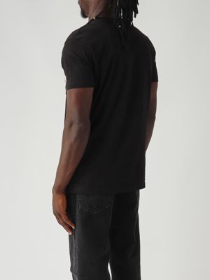 4. T-shirt uomo in jersey di cotone Nero Philipp Plein faecmtk8530pjy002n