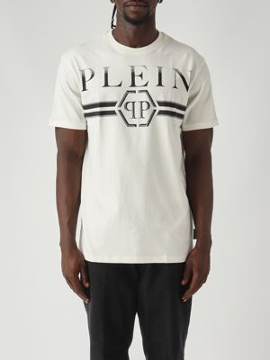 Philipp Plein men's cotton T-shirt with smile print